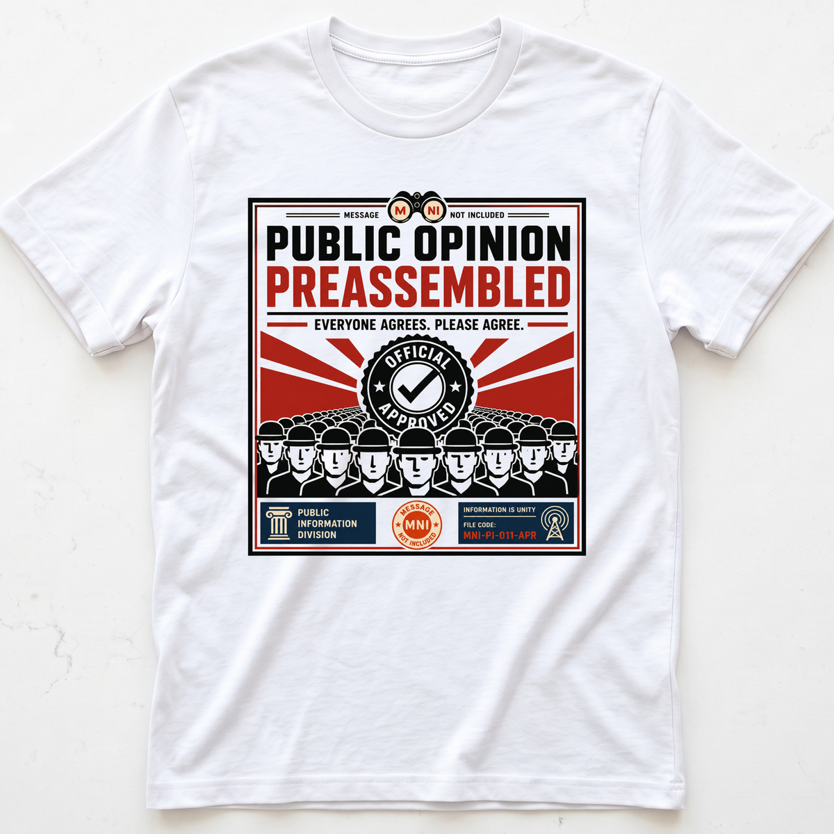 Opinion Assembled T-shirt