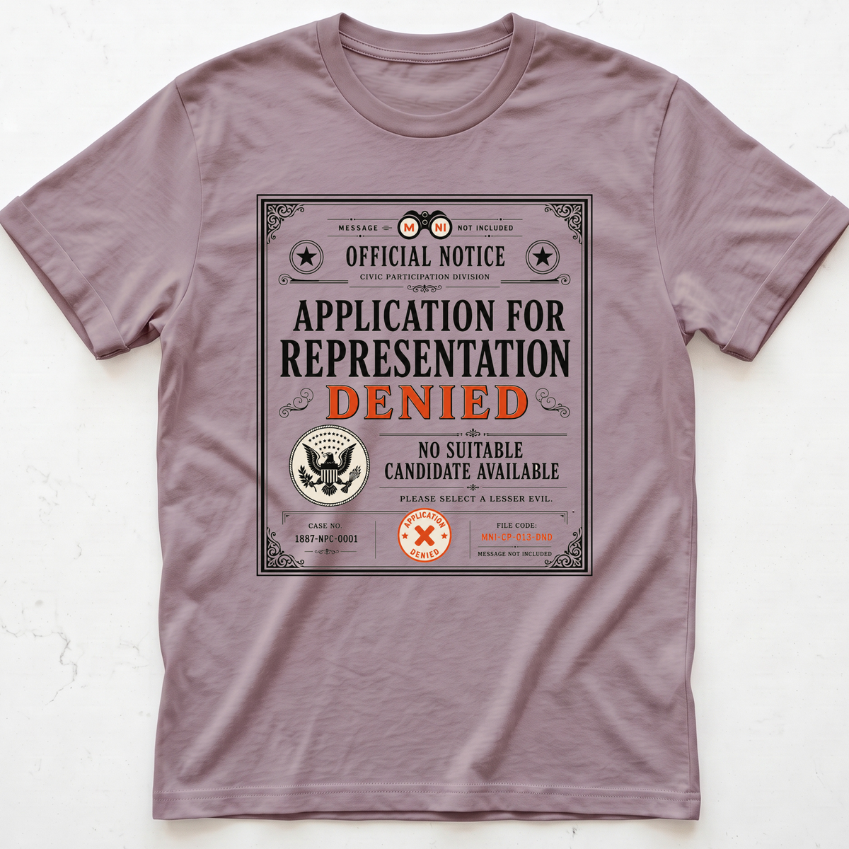 Representation Denied T-shirt