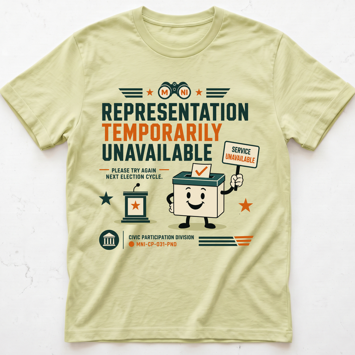 Representation Suspended T-shirt