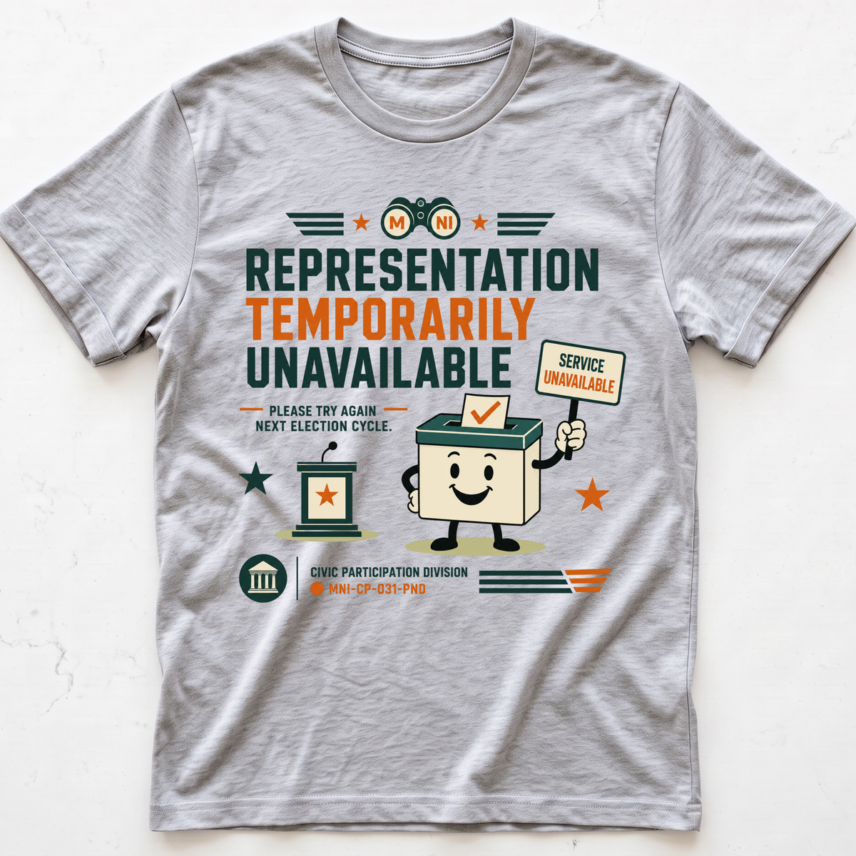 Representation Suspended T-shirt
