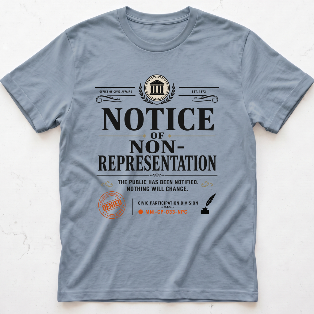 Representation Notice T-shirt