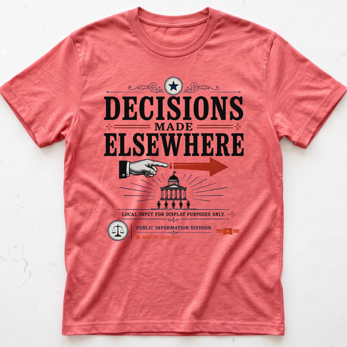 Decisions Elsewhere T-shirt