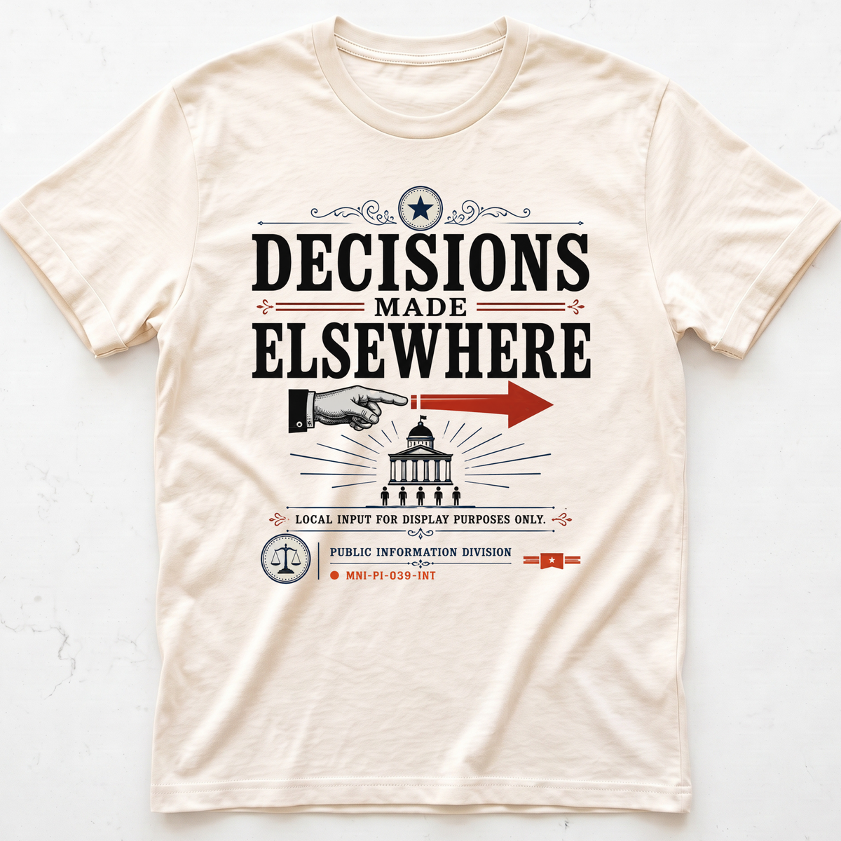 Decisions Elsewhere T-shirt