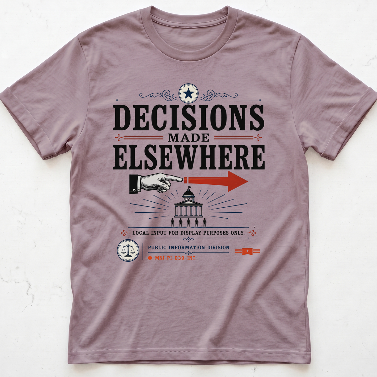 Decisions Elsewhere T-shirt
