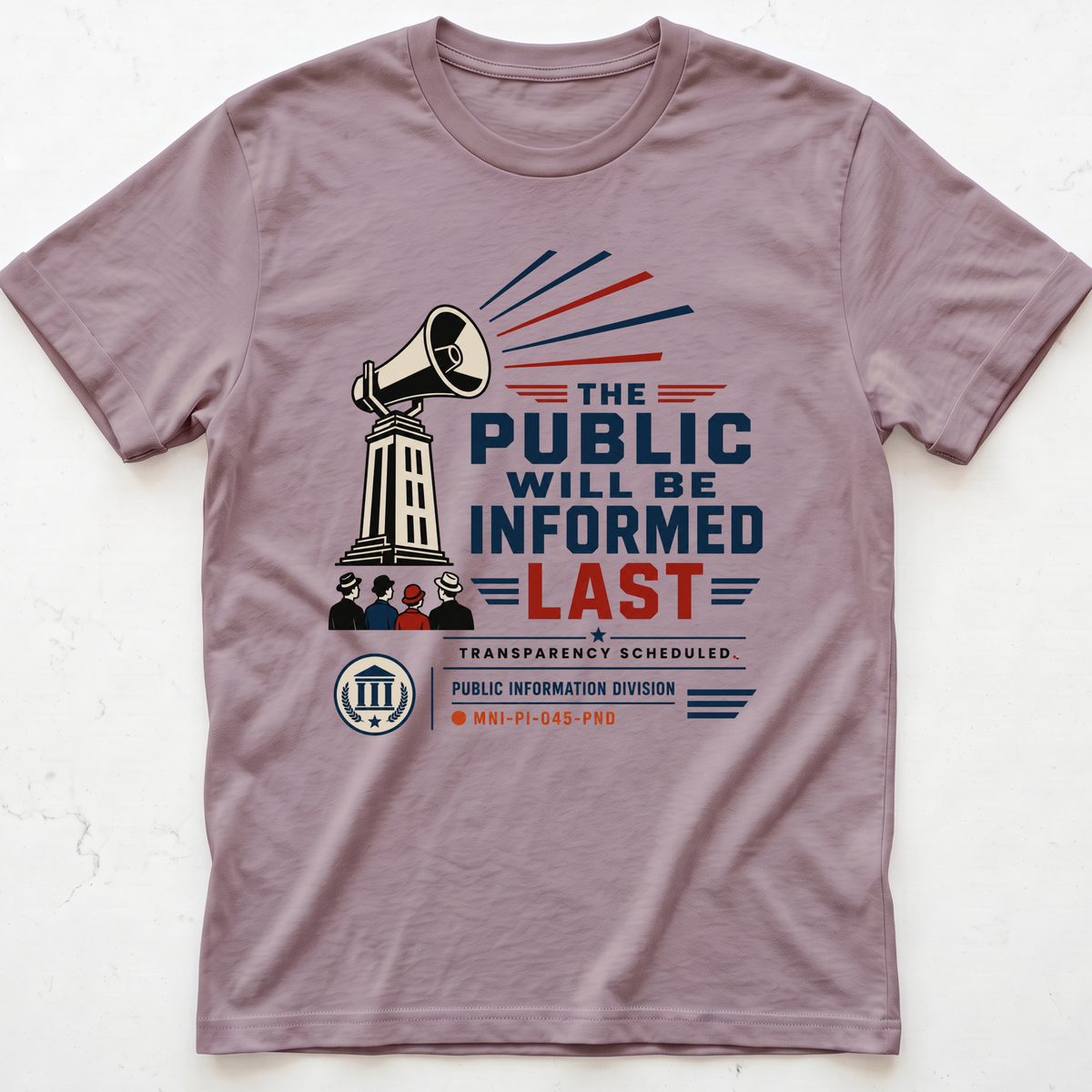 Public Last T-shirt