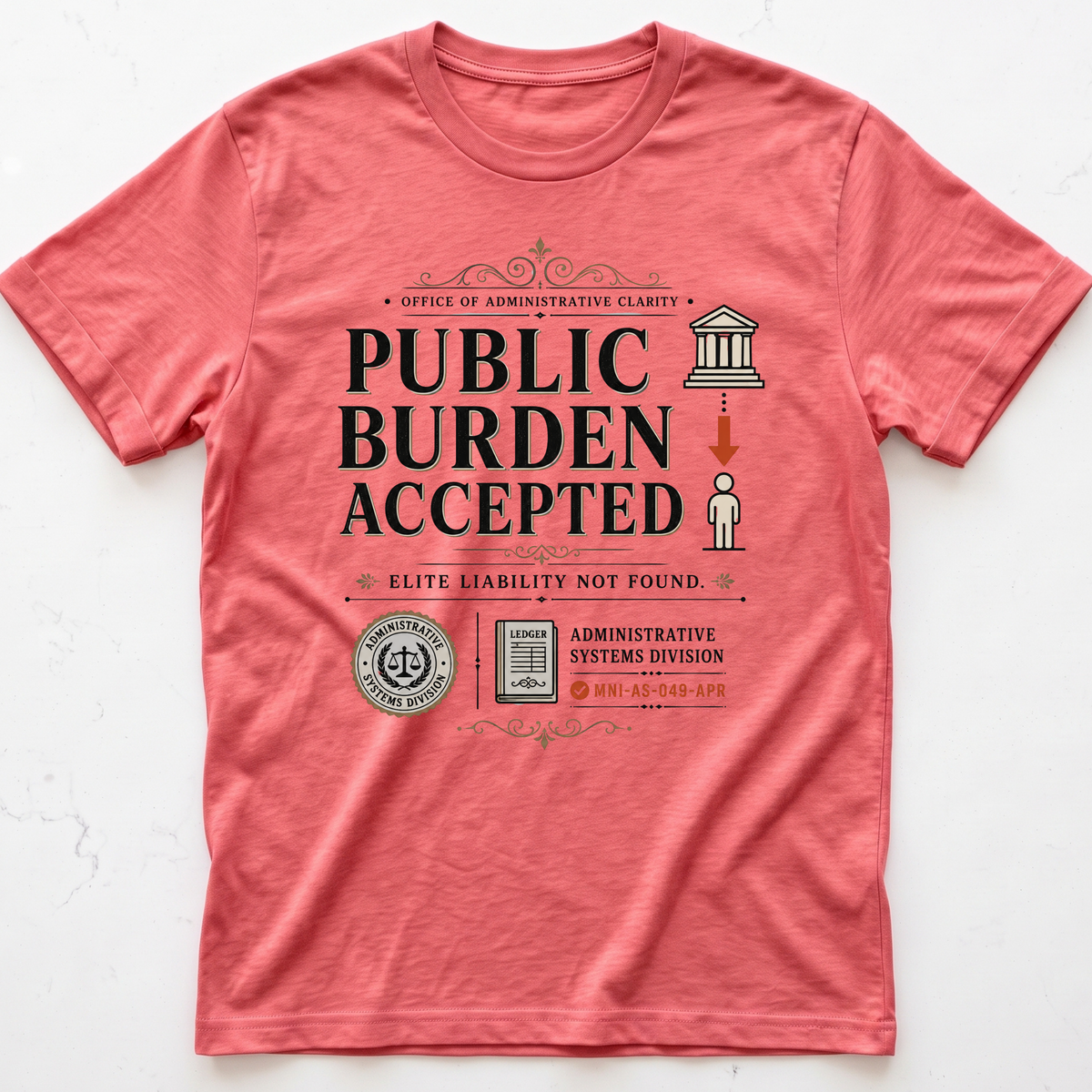 Burden Accepted T-shirt