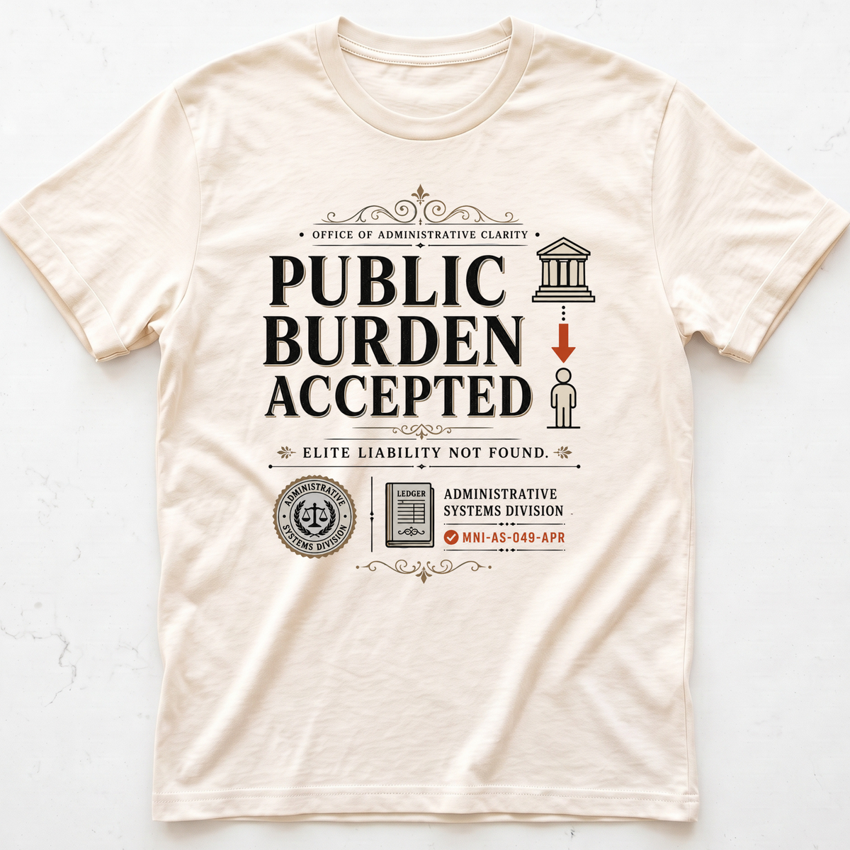 Burden Accepted T-shirt