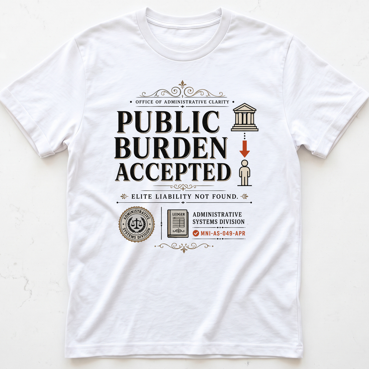Burden Accepted T-shirt