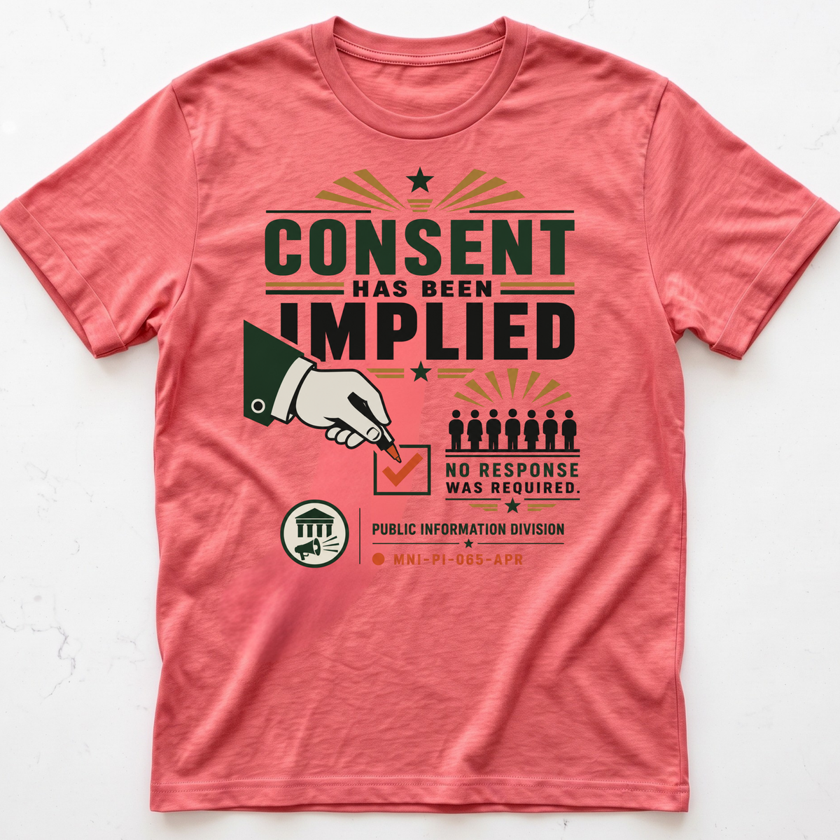 Consent Implied T-shirt
