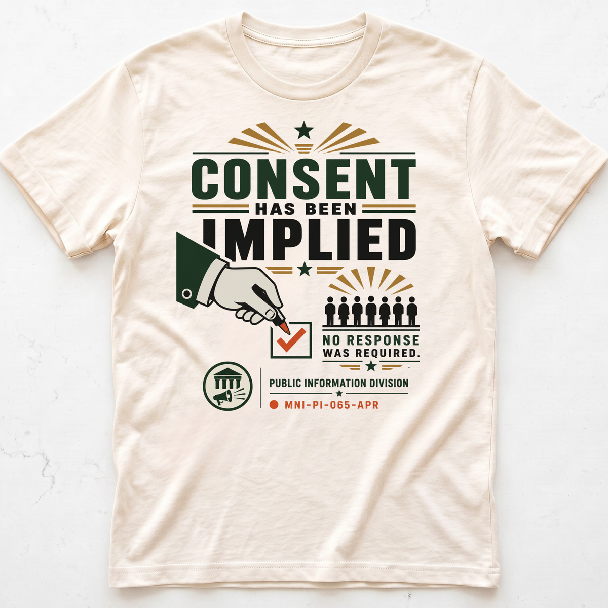 Consent Implied T-shirt