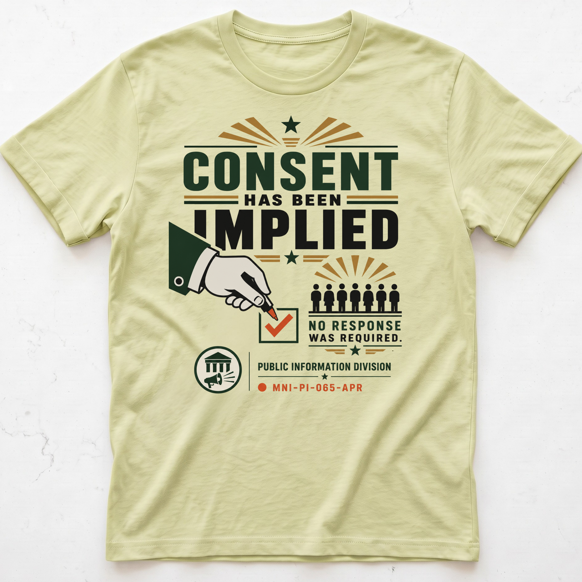 Consent Implied T-shirt