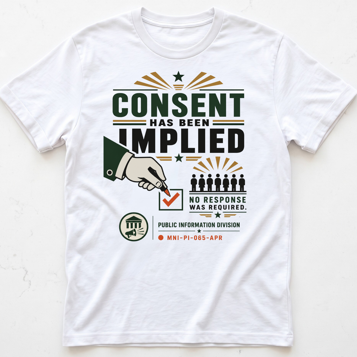 Consent Implied T-shirt