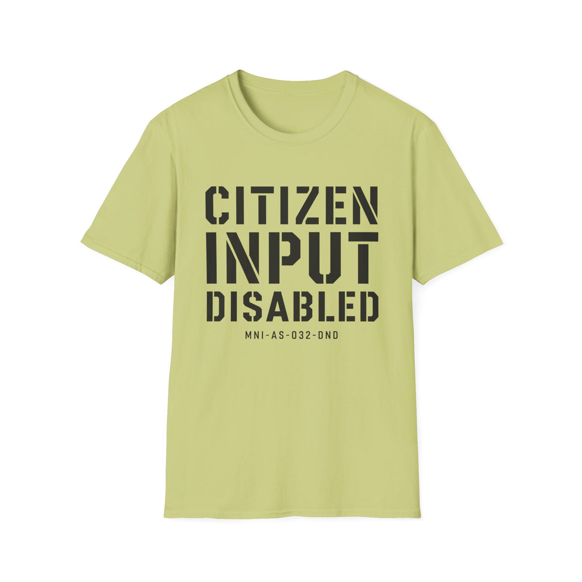 Citizen Input Disabled Stencil T-Shirt