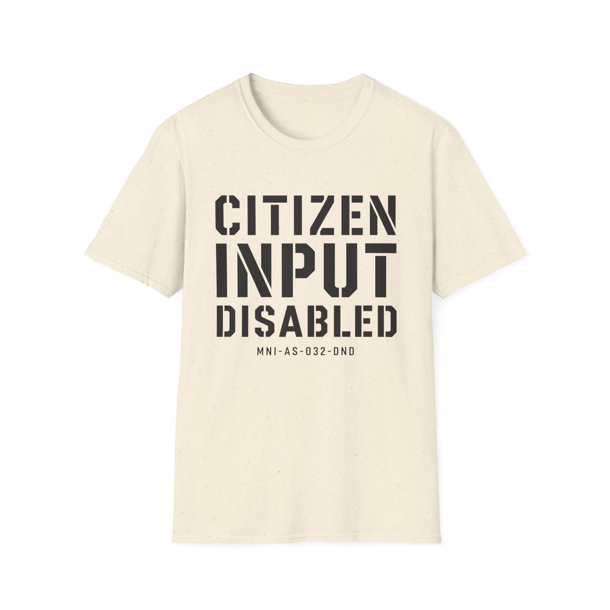 Citizen Input Disabled Stencil T-Shirt