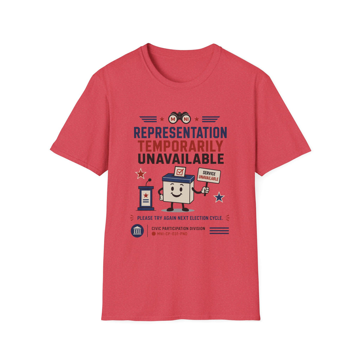 Representation Unavailable T-shirt