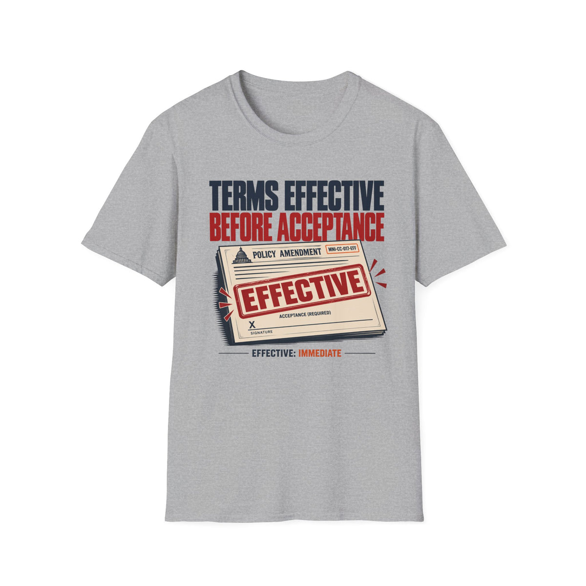 Policy Amended T-shirt
