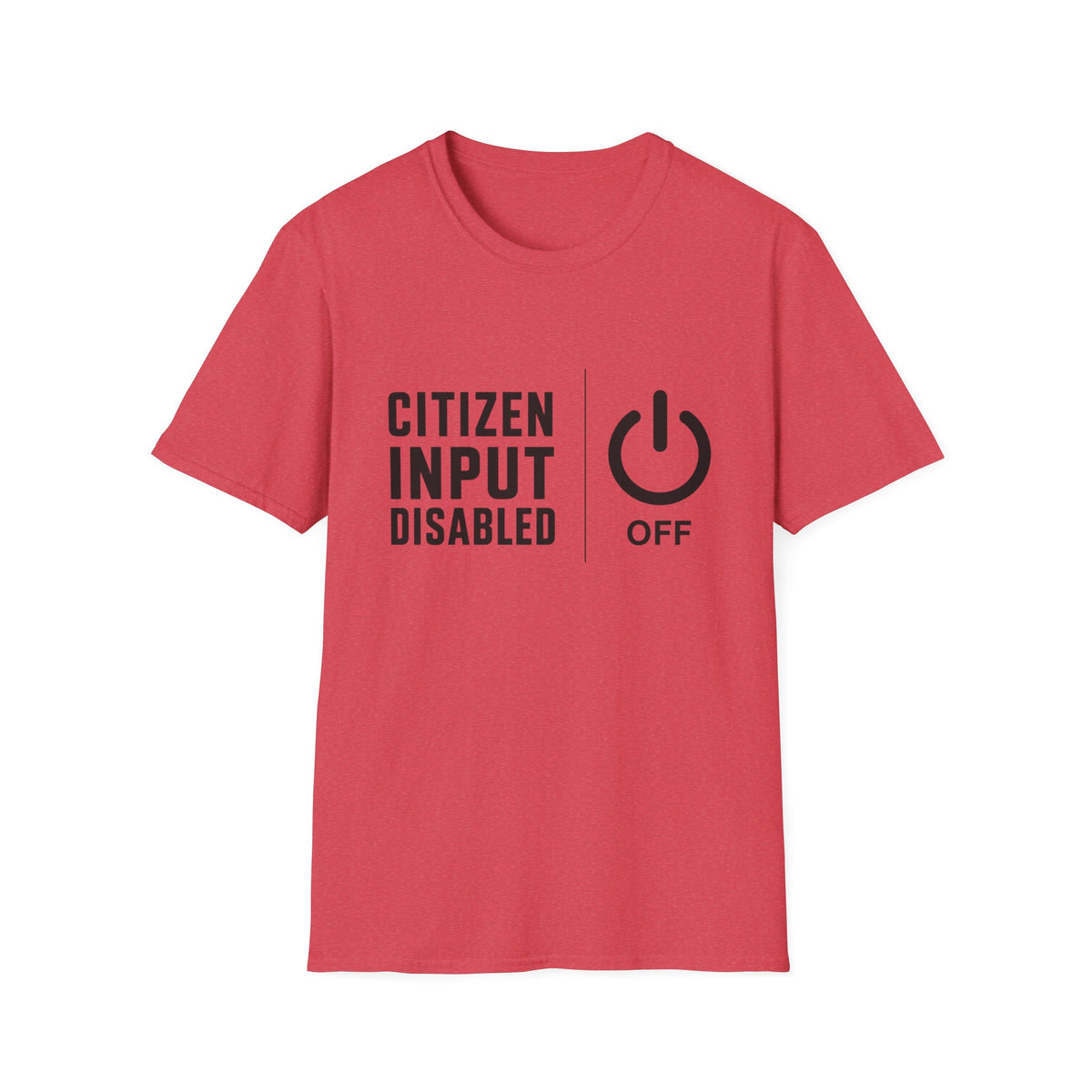 Citizen Input Disabled Power T-Shirt