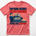Preferences Standardized T-shirt