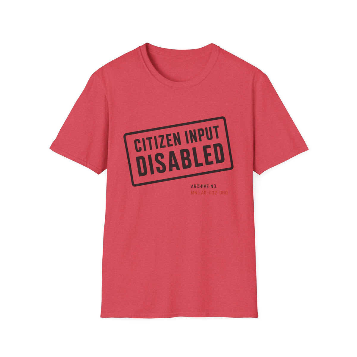Citizen Input Disabled Stamp T-Shirt