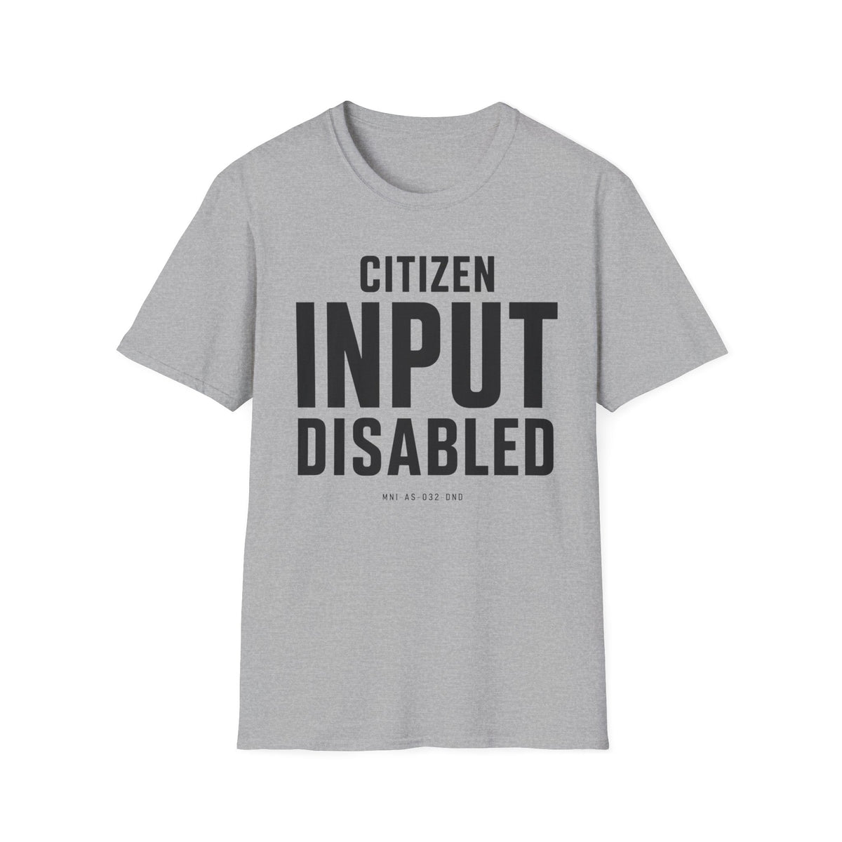 Citizen Input Disabled Bold T-Shirt