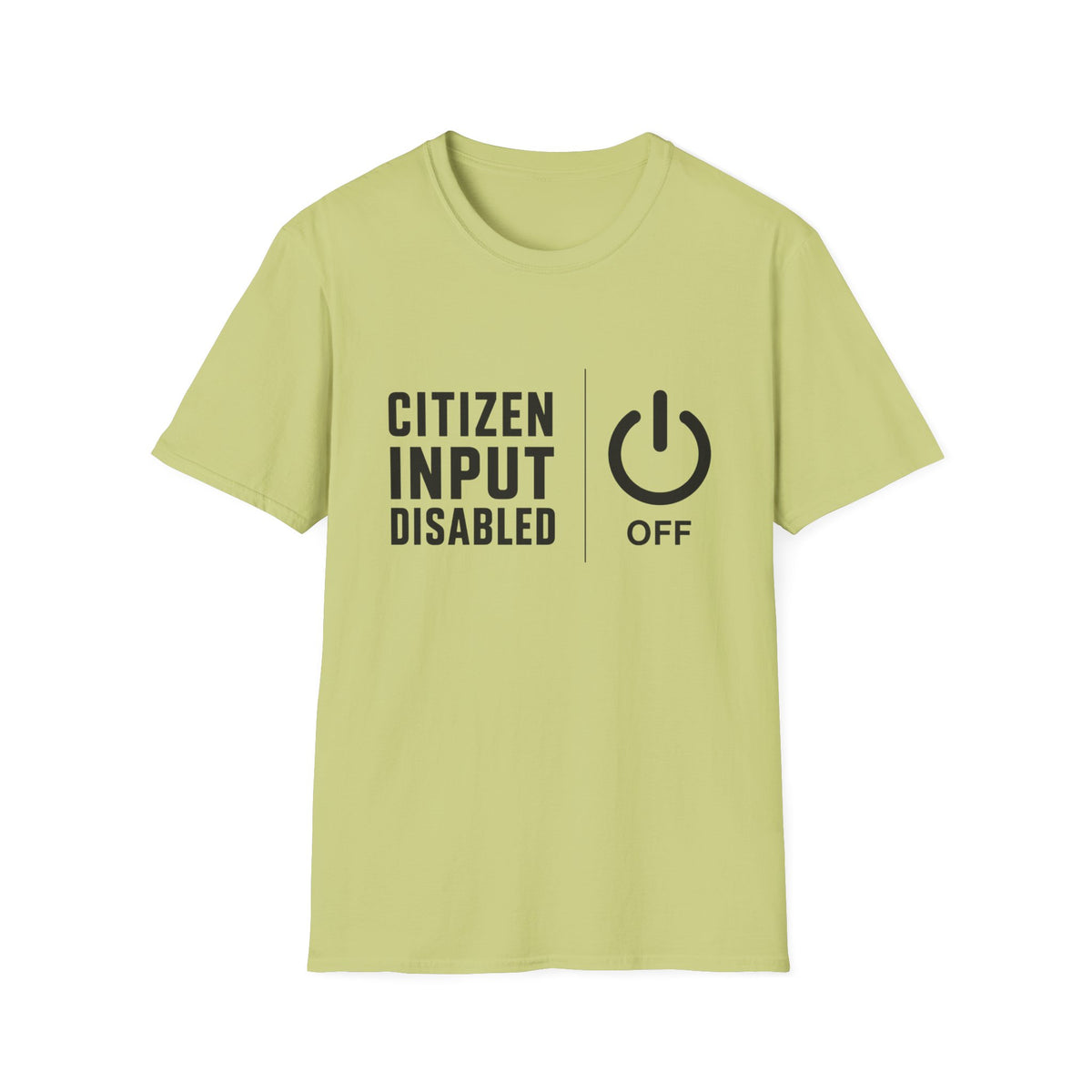 Citizen Input Disabled Power T-Shirt