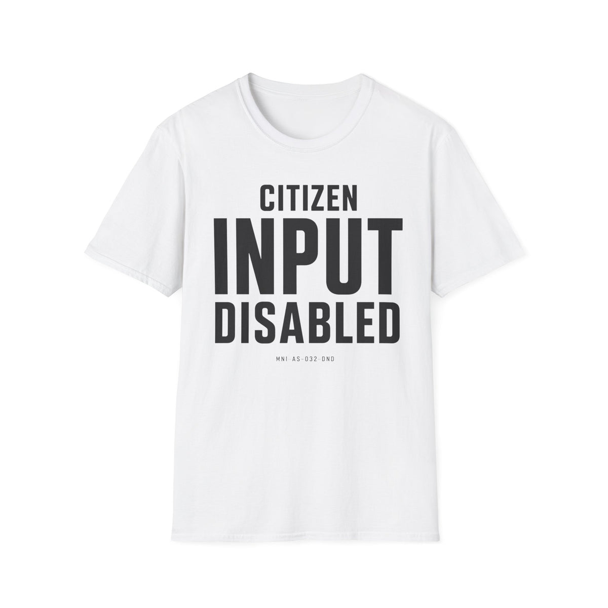 Citizen Input Disabled Bold T-Shirt