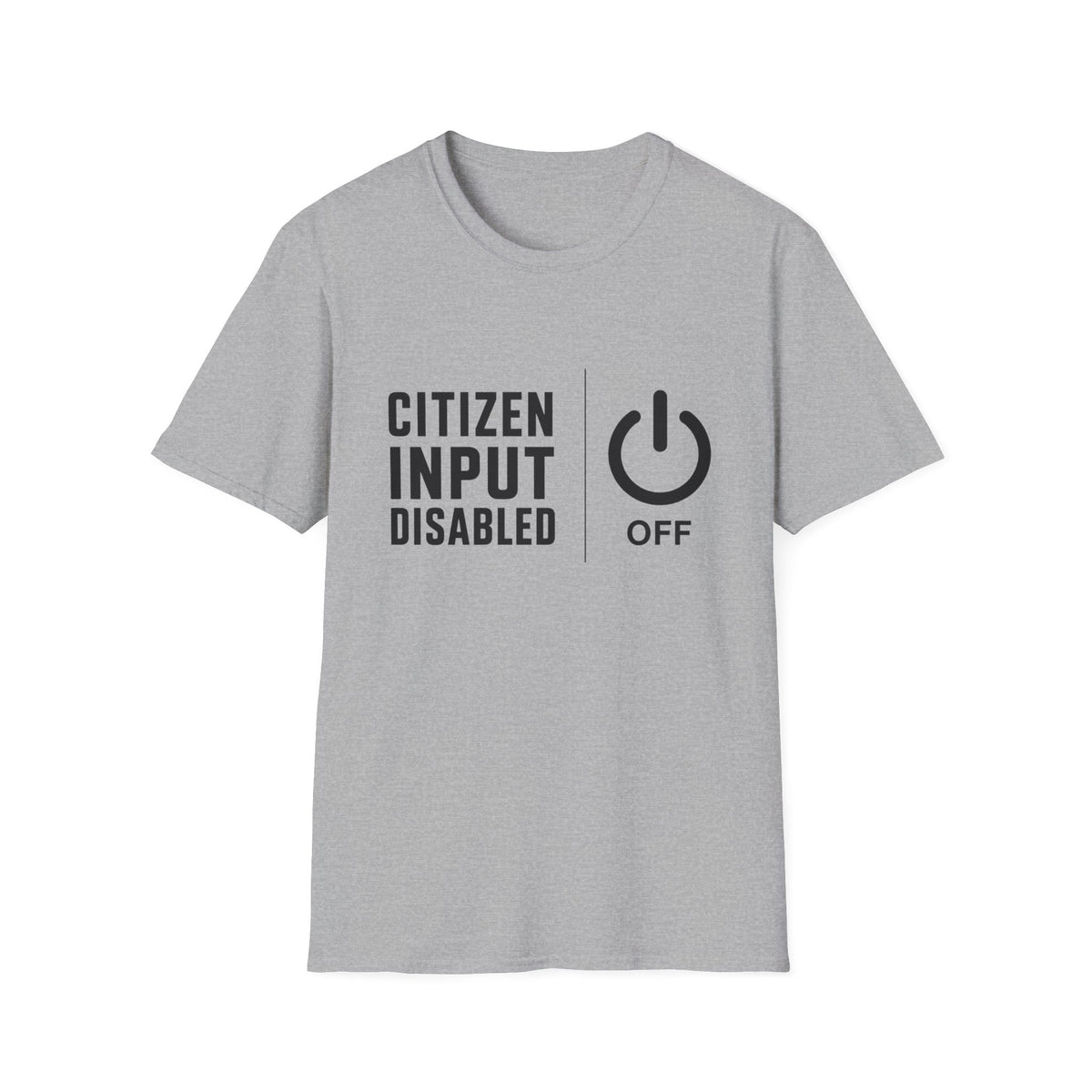 Citizen Input Disabled Power T-Shirt
