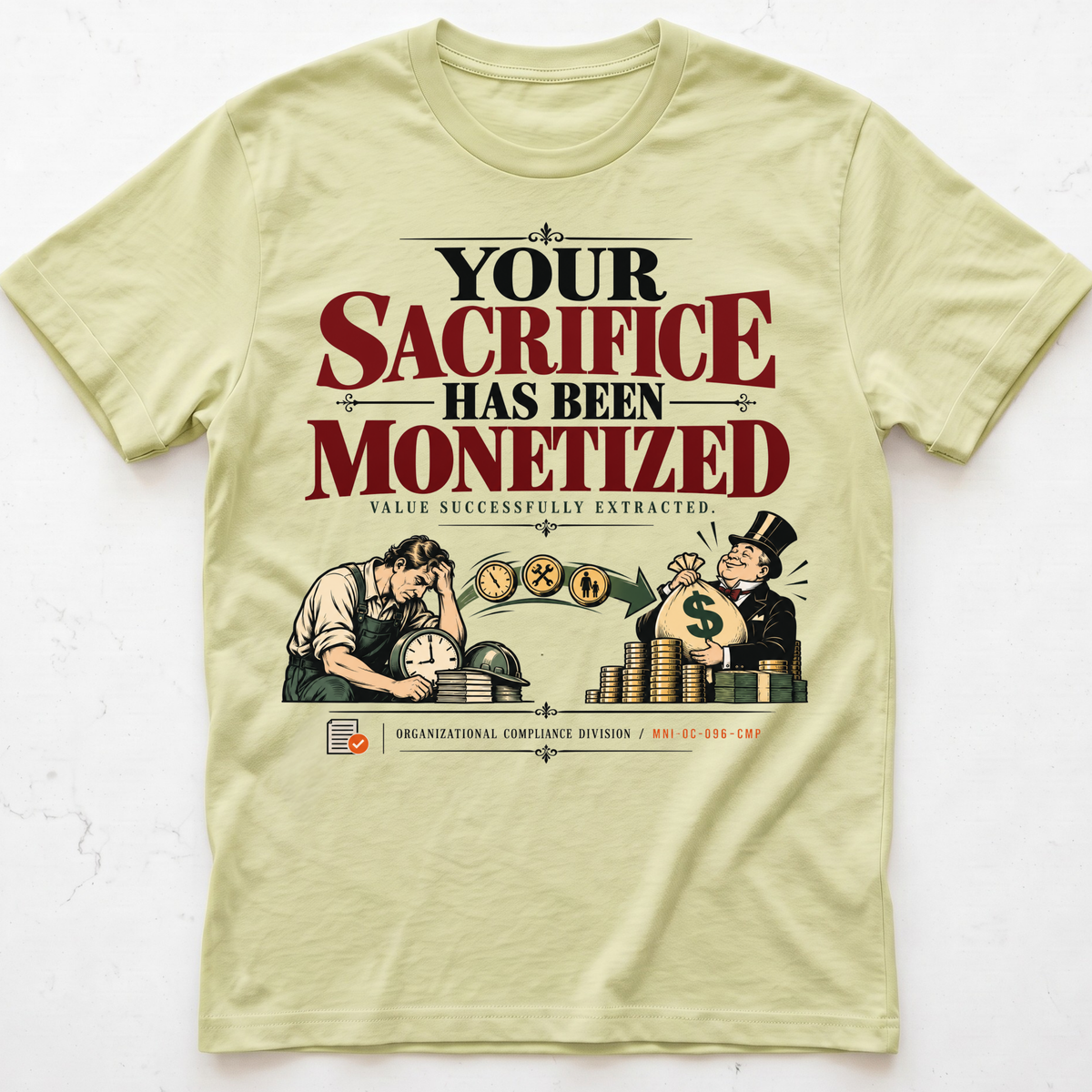 Sacrifice Monetized T-Shirt