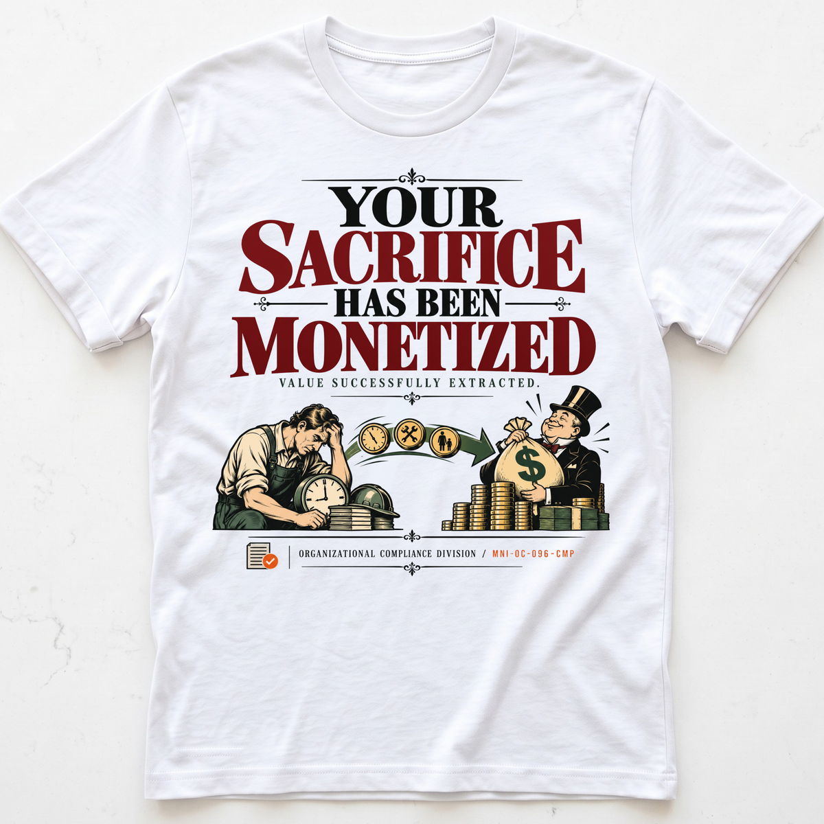 Sacrifice Monetized T-Shirt