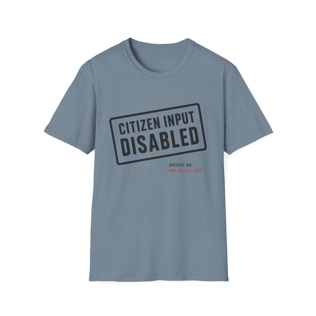 Citizen Input Disabled Stamp T-Shirt
