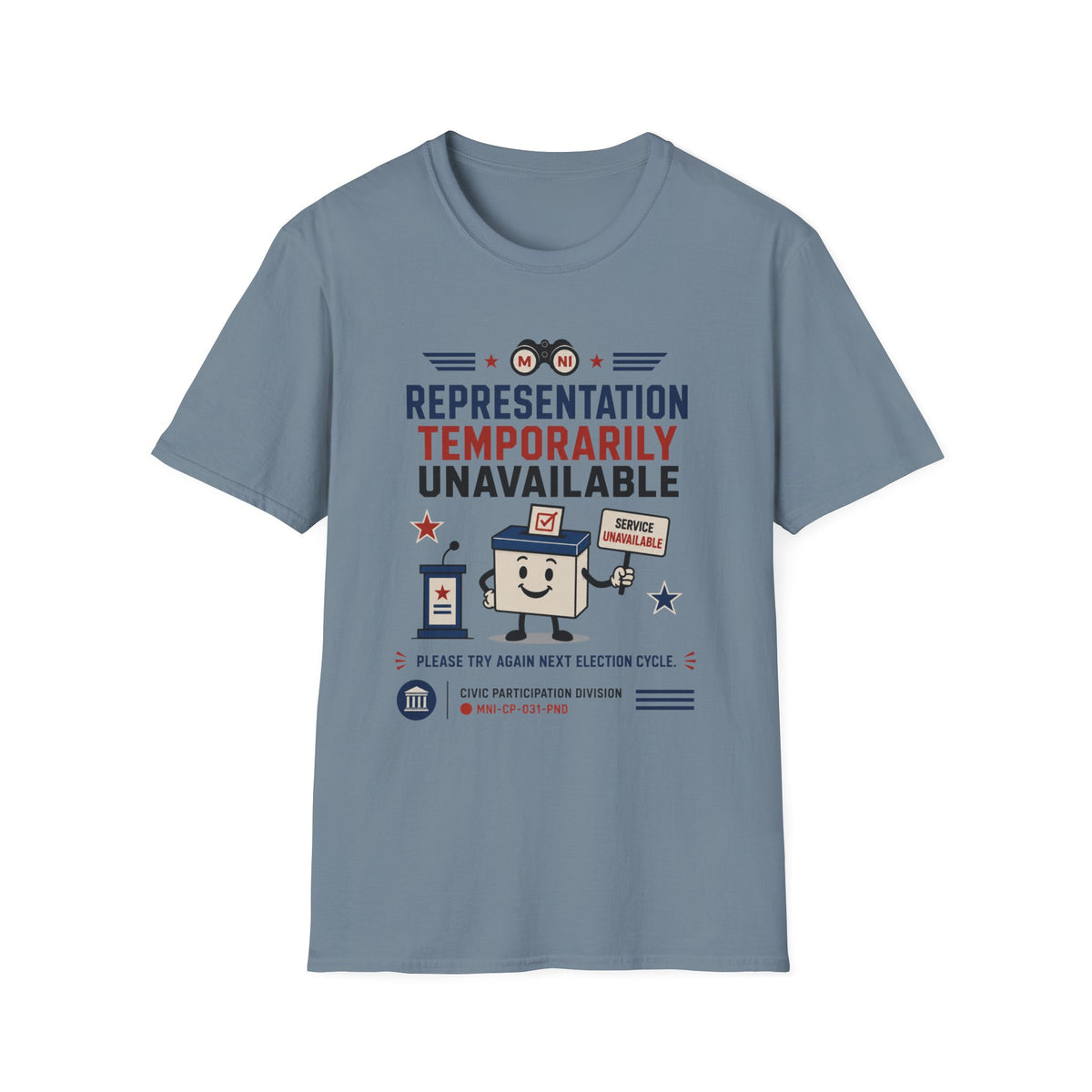 Representation Unavailable T-shirt
