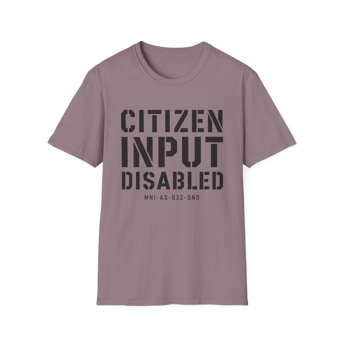 Citizen Input Disabled Stencil T-Shirt
