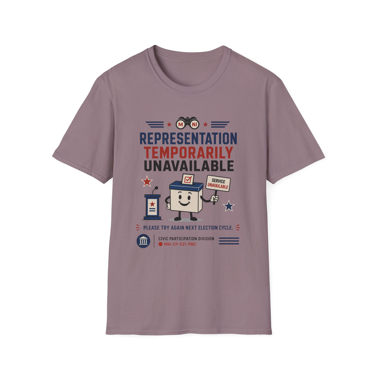 Representation Unavailable T-shirt