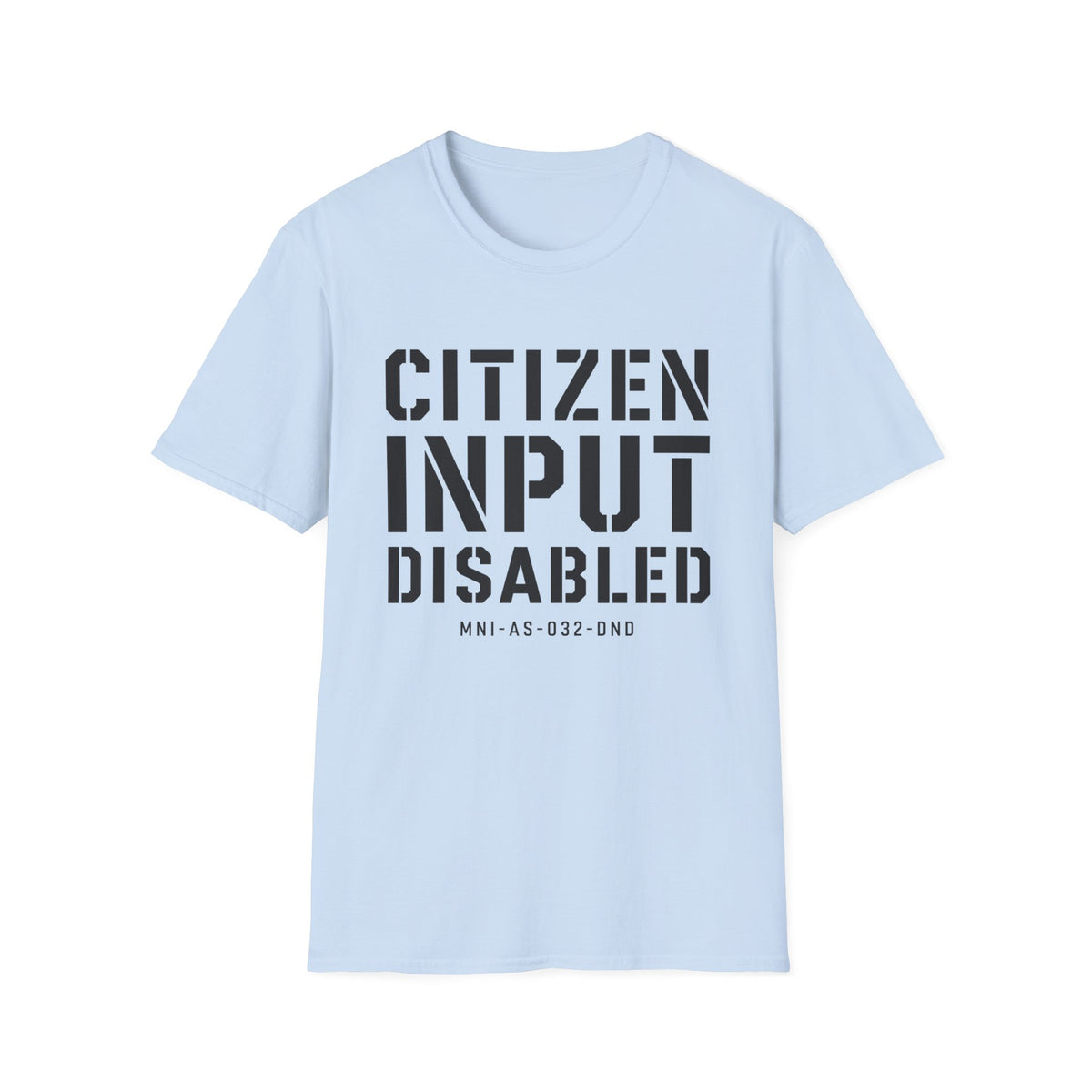 Citizen Input Disabled Stencil T-Shirt