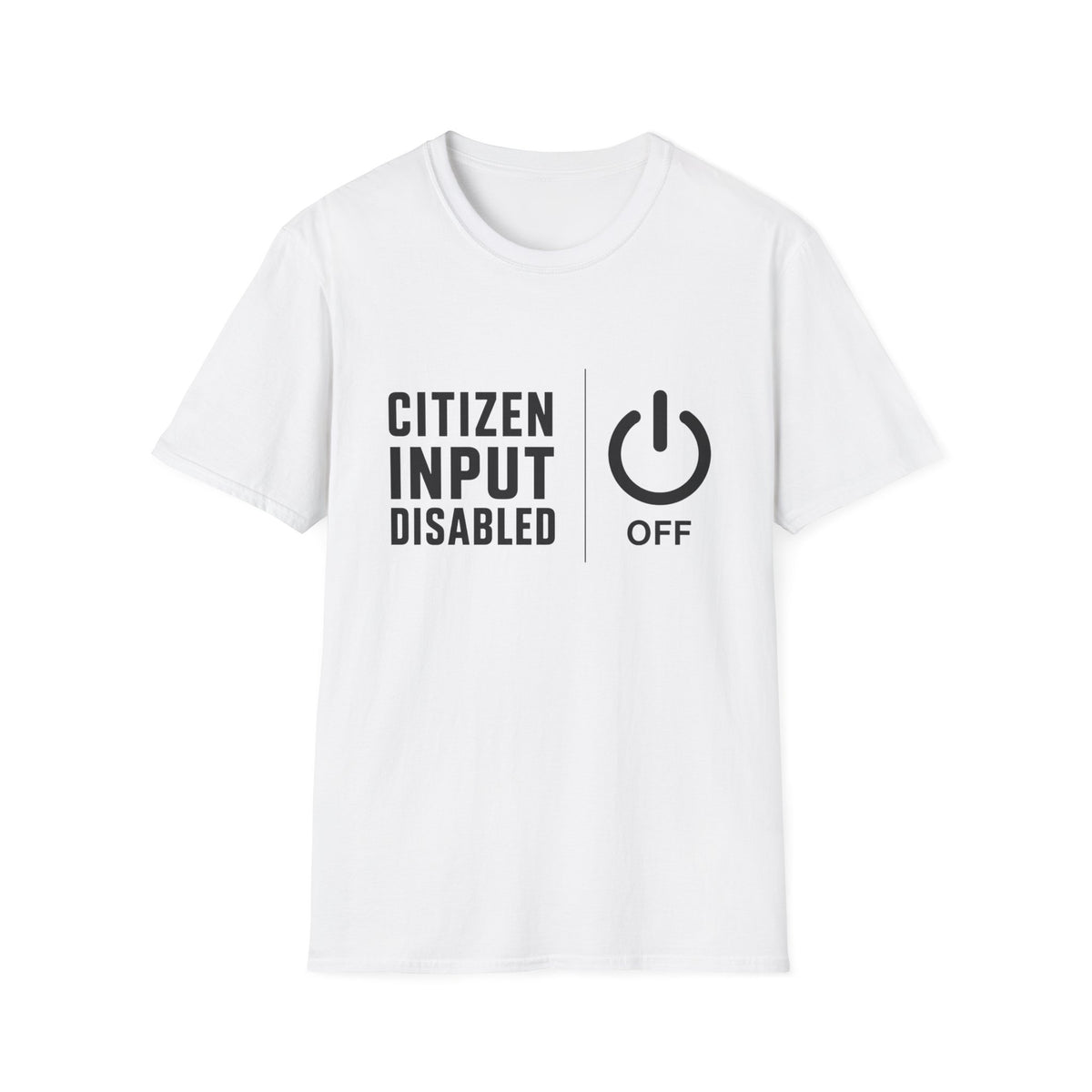 Citizen Input Disabled Power T-Shirt