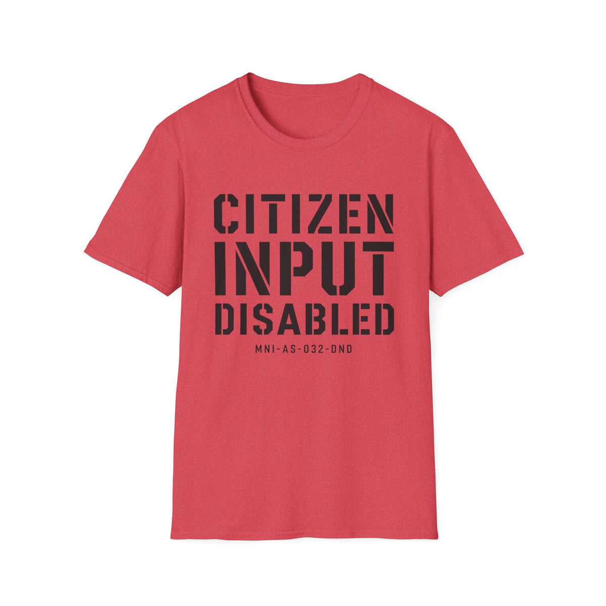 Citizen Input Disabled Stencil T-Shirt