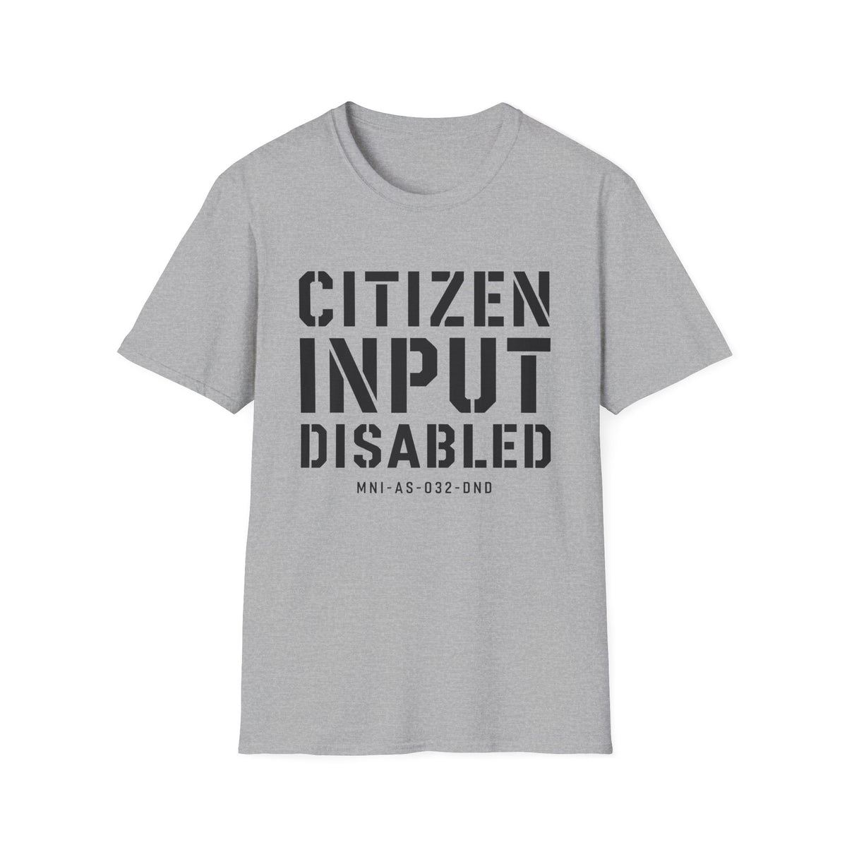 Citizen Input Disabled Stencil T-Shirt